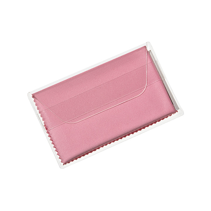 Pink Purity™ Microfiber Cloth in Clear Pouch