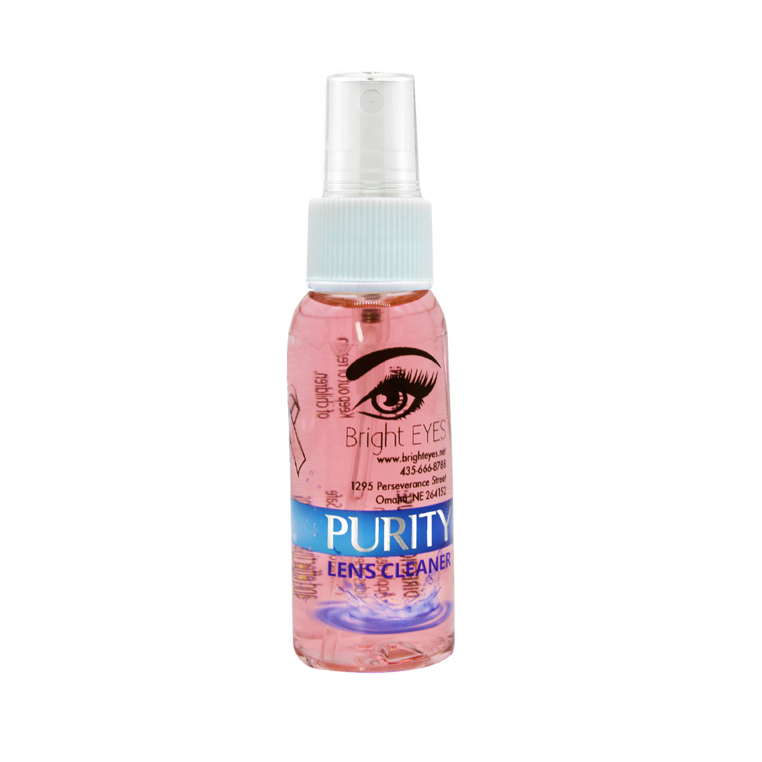 Pink 1 oz. Purity™ Imprinted Lens Cleaner