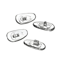 HD Silicone™ Symmetrical D-Shaped -Snap or Screw- 13mm-19mm