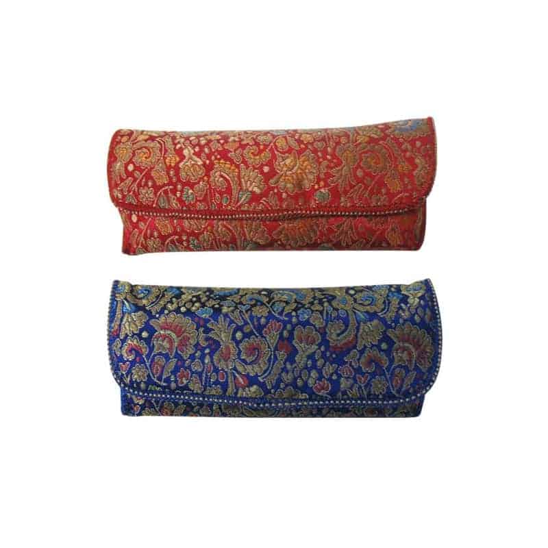 Lady’s Semi-Hard Pattern Fold Over Cases Small (Floral)