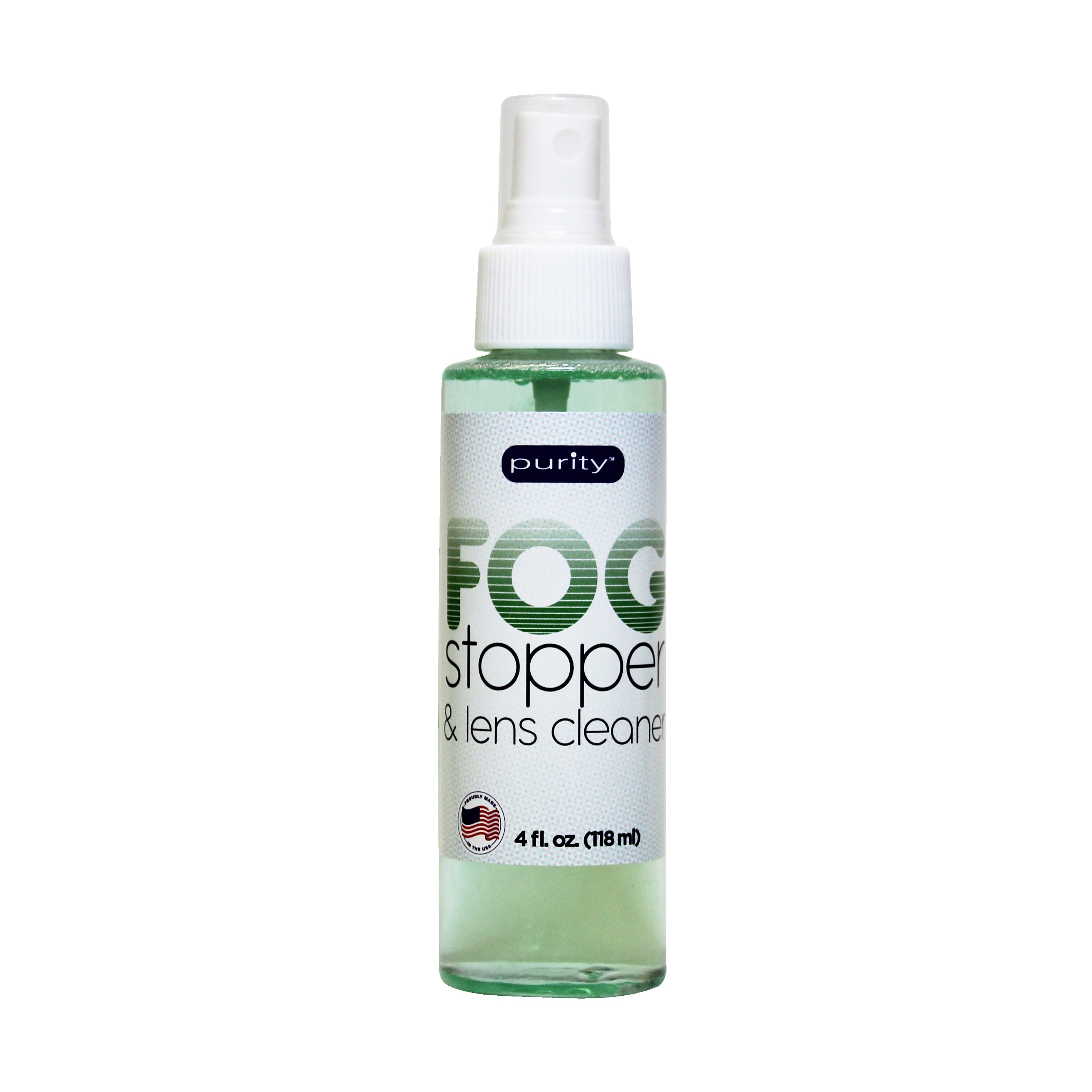 4 oz. Purity Imprinted Fog Stopper & Lens Cleaner