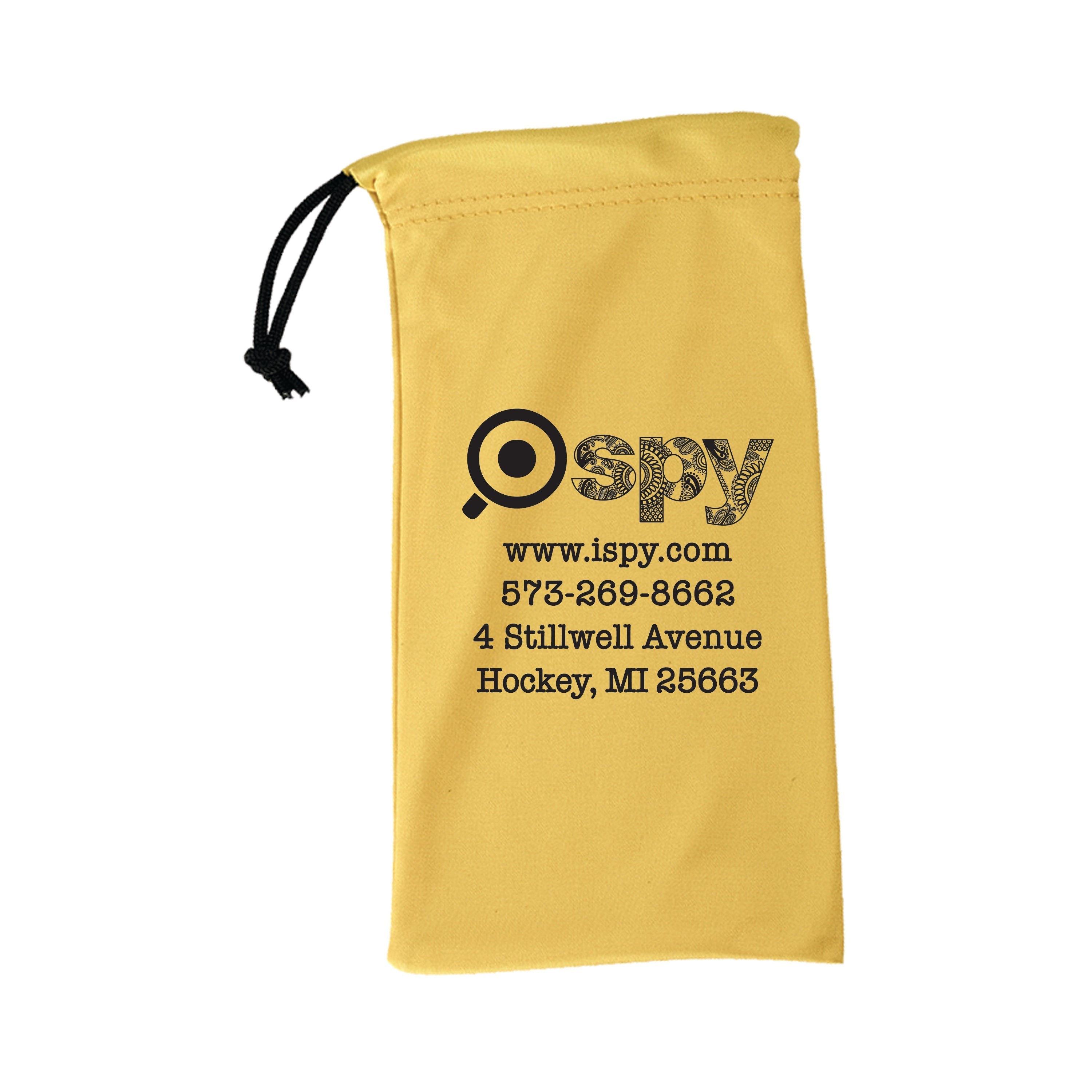 Purity™ Imprinted With Metallic Ink (Gold/Silver) Microfiber Pouches
