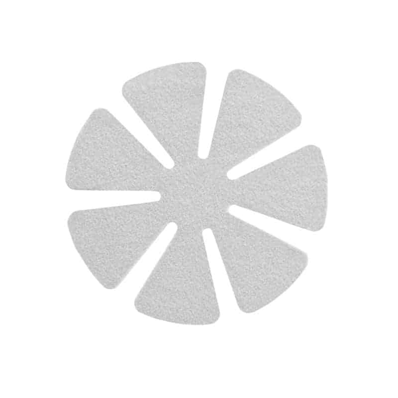 DuraPad White Polishing Pads - 3" 7 leaf