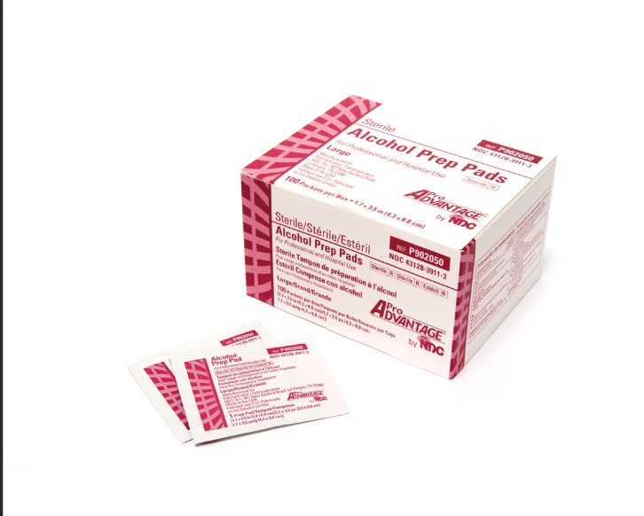 Sterile Alcohol Prep Pads (Pro Advantage by NDC)