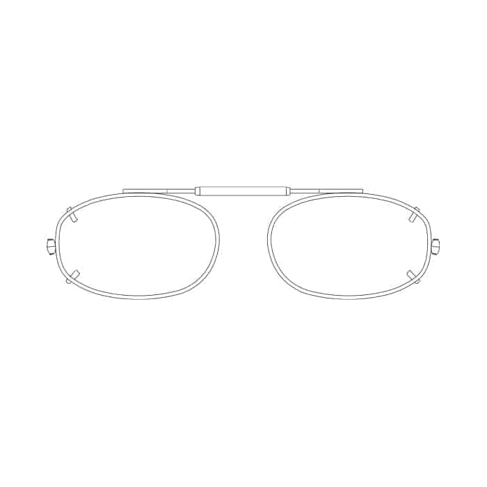 Visionaries® Lo Rectangle Clip-Ons