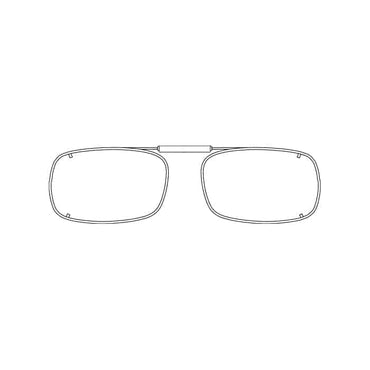Visionaries® DRX Rectangle Clip-Ons